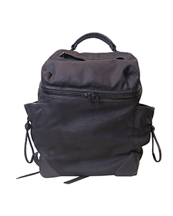 Wallie Backpack, Canvas, Leather